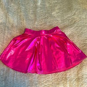 Hot Pink Metallic Skirt
